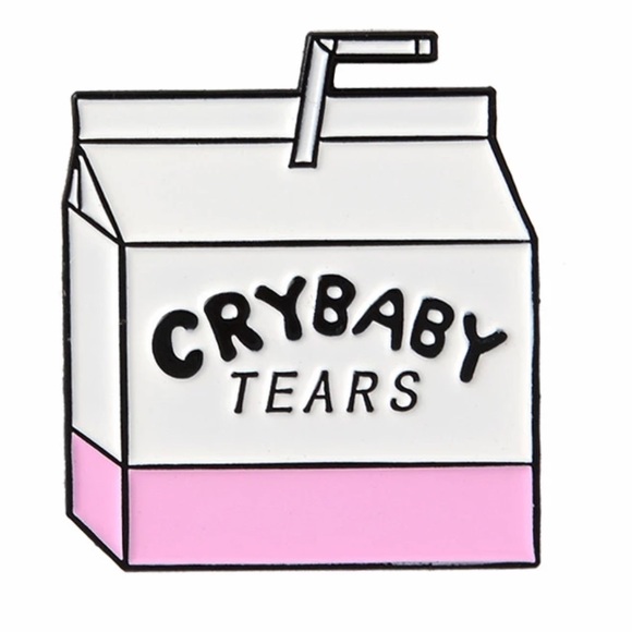 Jewelry - NEW Cry Baby Tears Enamel Pin Brooch